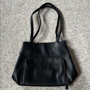 Nine and Co. black faux leather purse